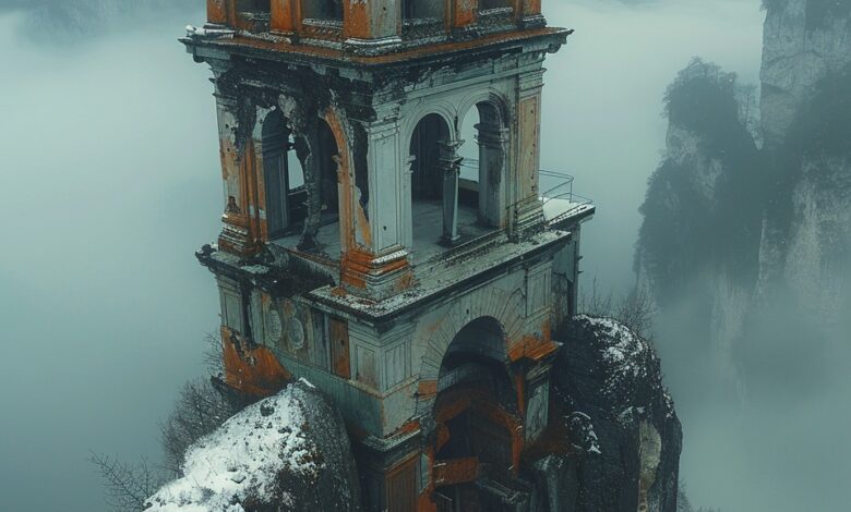 How an Abandoned Cliffside Palace Became a Ghostly Icon