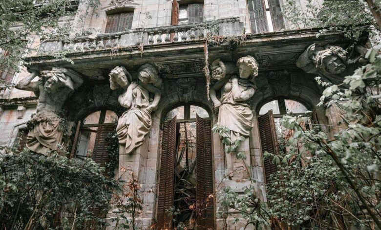 Masterpiece of 19th-century Abandoned Castle in France