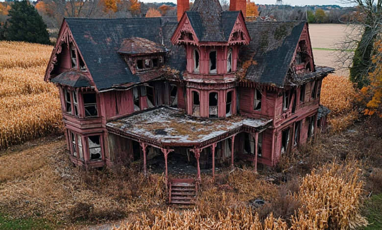 Red Abandoned Houses and Their Cultural Significance