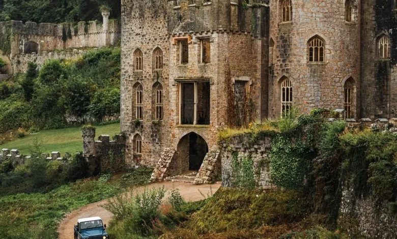 Abandoned Gwrych Castle in Wales